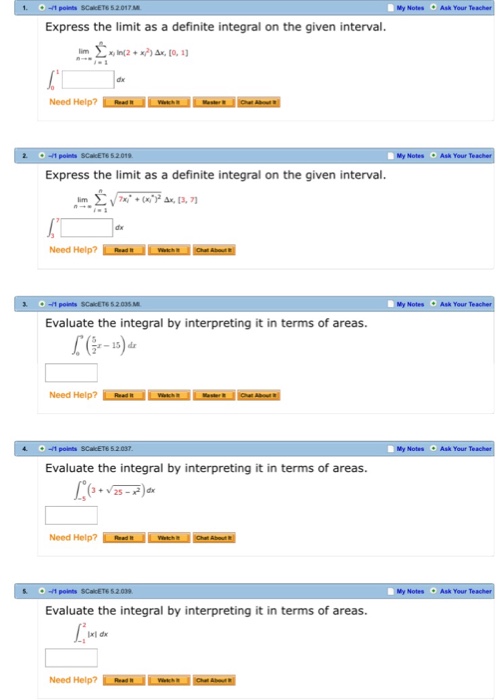 Solved -/1 points SCakET6 52017AA My NotesAsk Your Express | Chegg.com