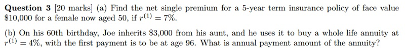 solved-find-the-net-single-premium-for-a-5-year-term-chegg