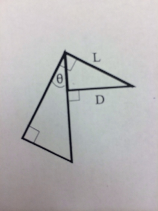 Solved two similar triangles are perpendicular to one