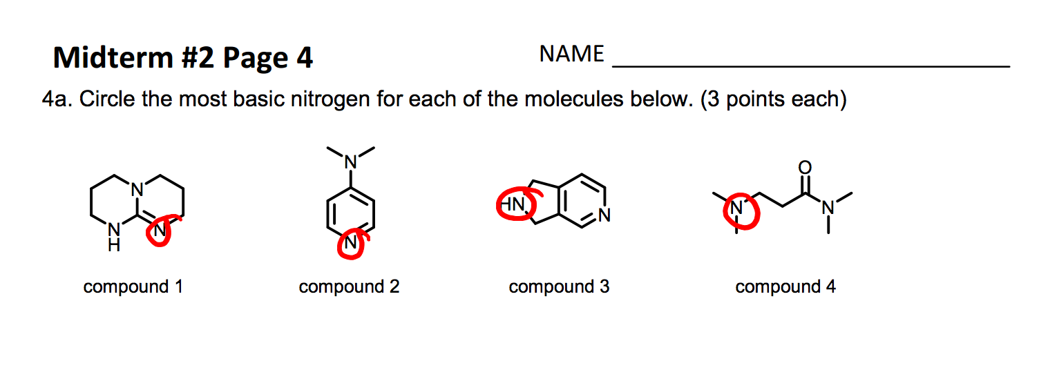 solved-circle-the-most-basic-nitrogen-for-each-of-the-chegg