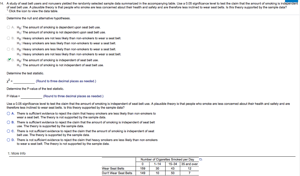 solved-14-a-study-of-seat-belt-users-and-nonusers-yielded-chegg