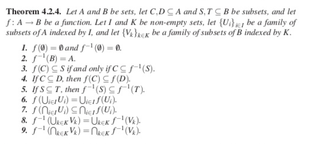 Solved Theorem 4.2.4. Let A And B Be Sets, Let CD CA And S, | Chegg.com