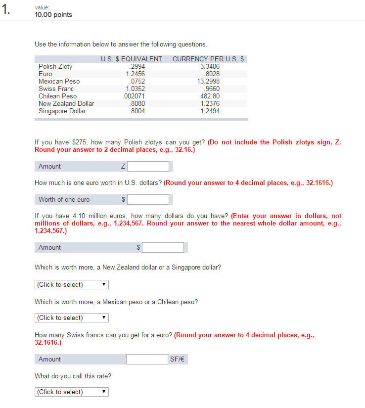 Solved Use The Information Below To Answer The Following Chegg