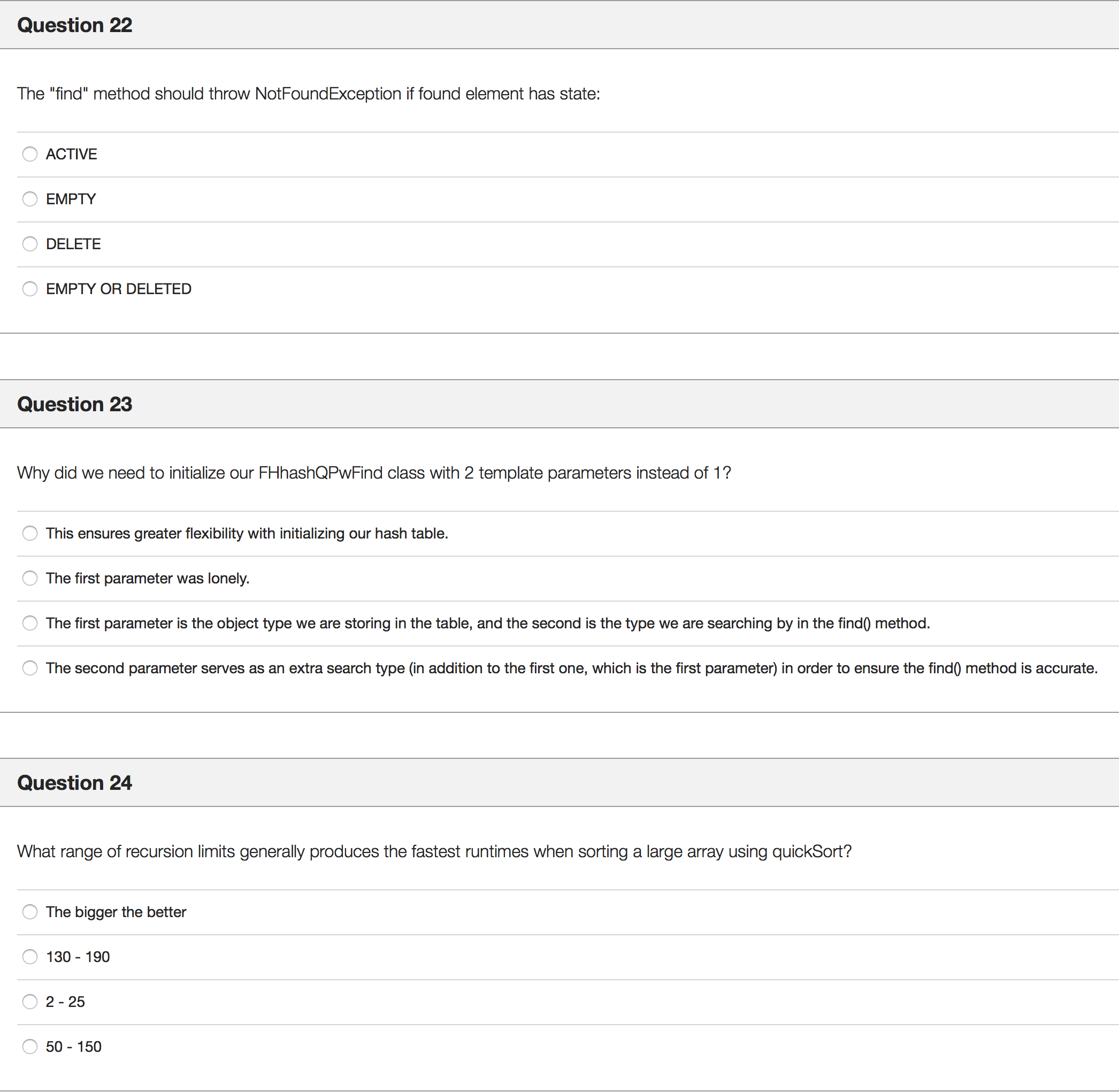 Solved The "find" method should throw NotFoundException if