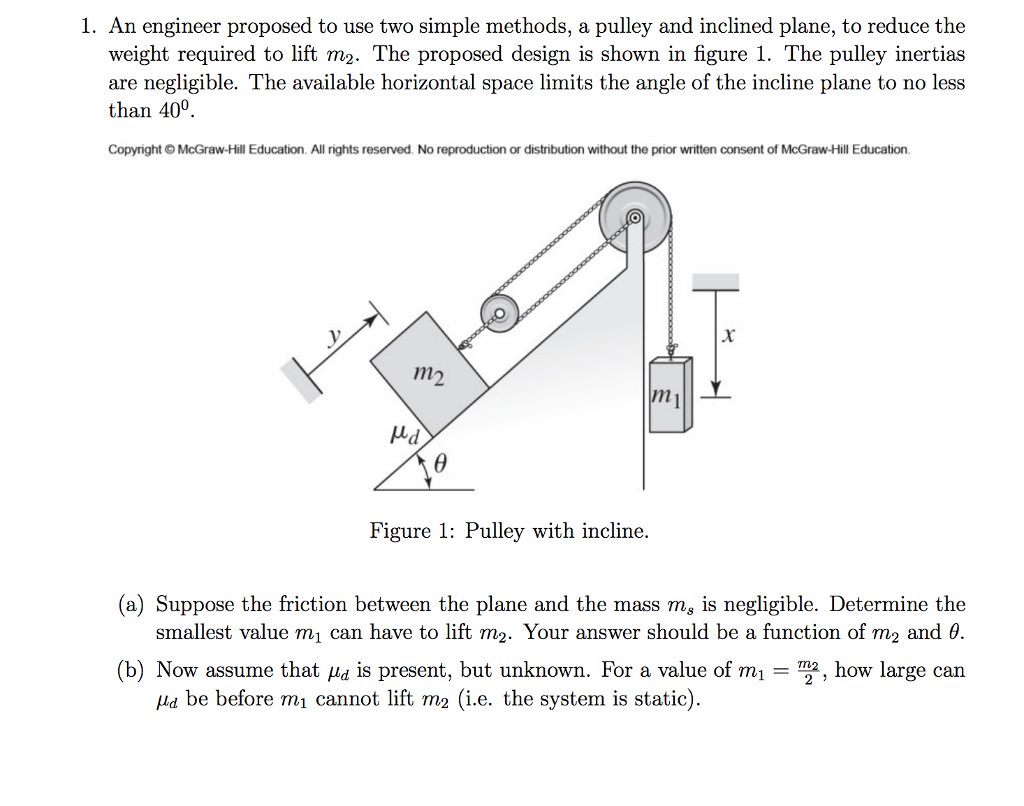 Solved 1. An Engineer Proposed To Use Two Simple Methods,...