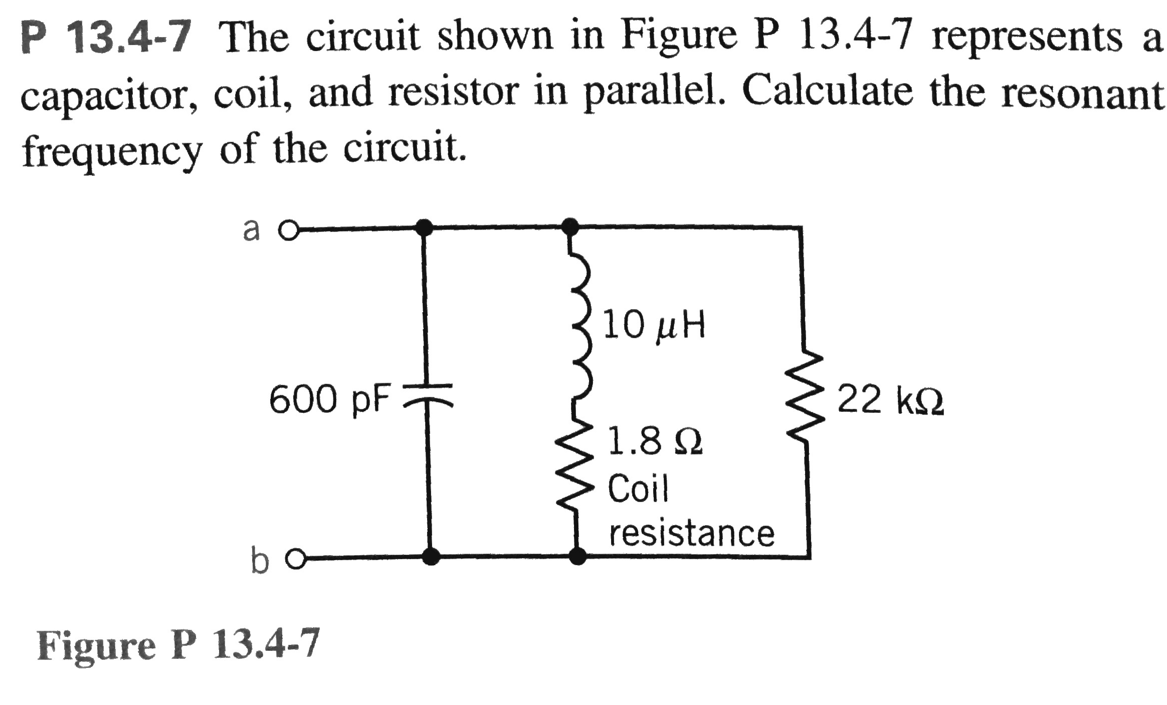 Solved 13.4-7 The circuit shown in Figure P represents a | Chegg.com