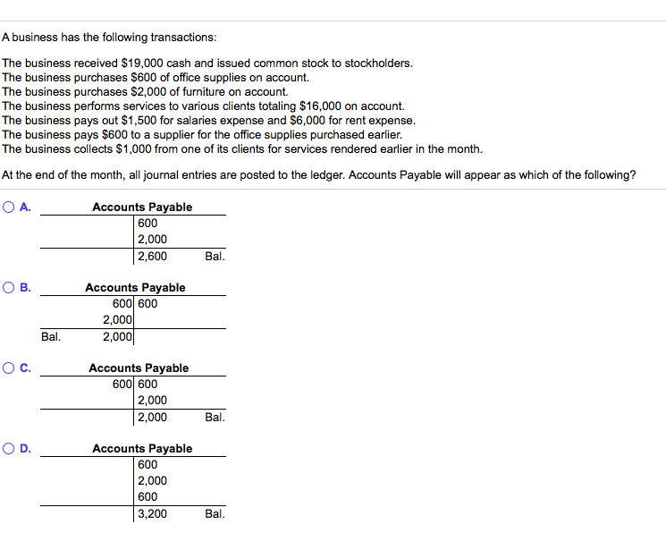 If Accounts Payable Has Debit Postings of 17 000 MadelynkruwWalter