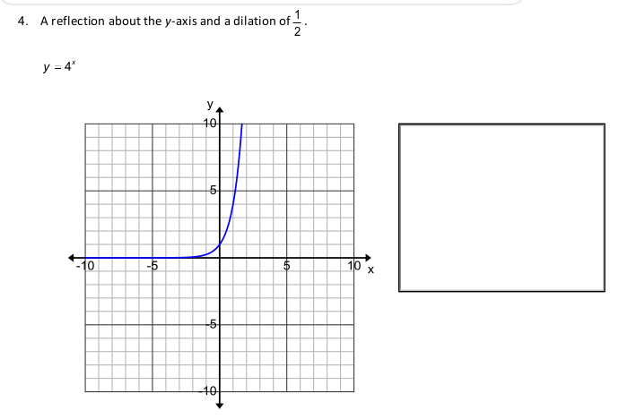 Solved For each exponential function, a) write a new | Chegg.com