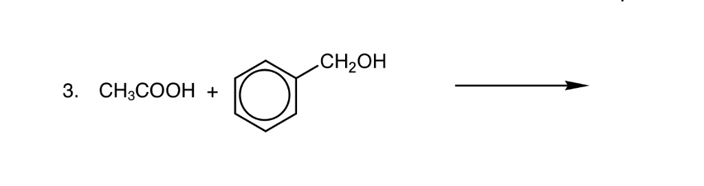 Solved CH2OH 3. CH3COOH + | Chegg.com