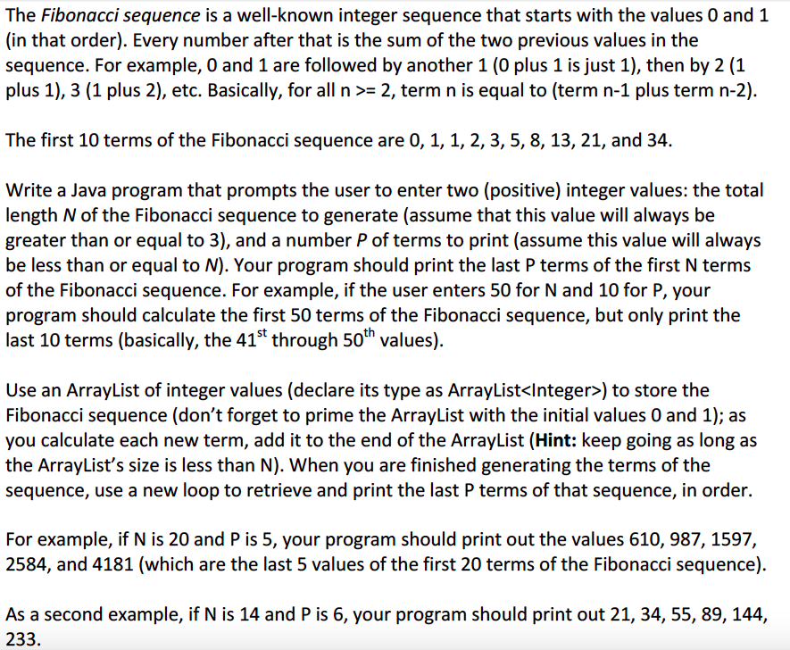 solved-the-fibonacci-sequence-is-a-well-known-integer-chegg