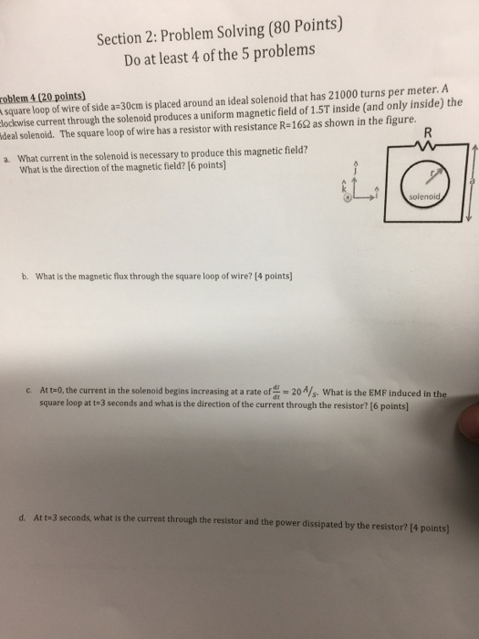 Solved Square loop of wire of side a = 30 cm is placed | Chegg.com