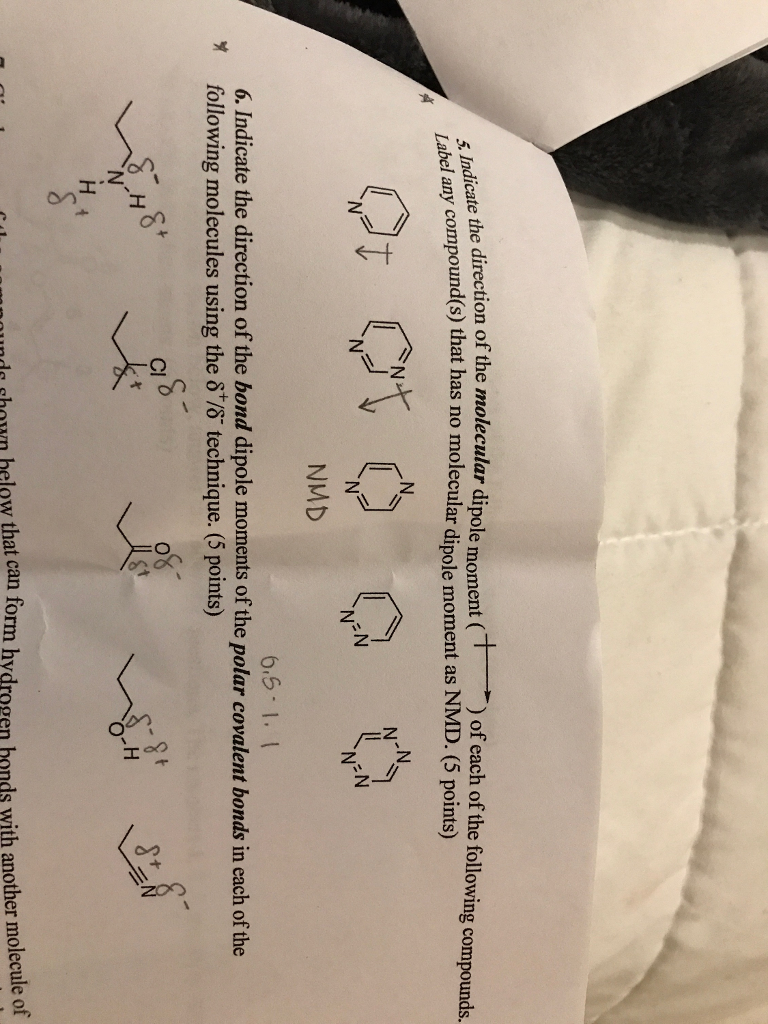 indicate-the-direction-of-the-molecular-dipole-moment-chegg