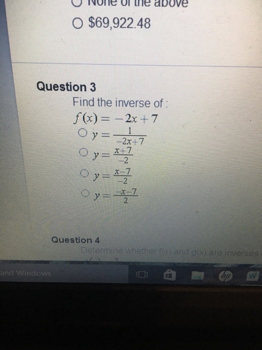 solved-find-the-inverse-of-f-x-2x-7-y-1-2x-7-chegg