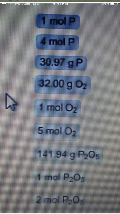 Solved Phosphorus will react with oxygen to form | Chegg.com