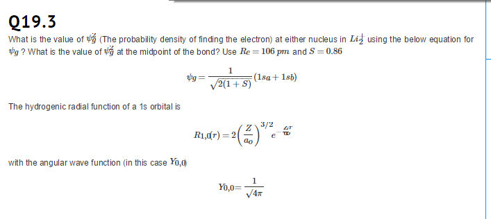 What is the value of psi^2_g (The probability density | Chegg.com