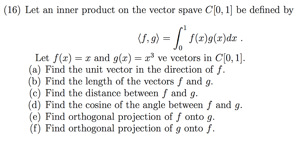 linear algebra inner product