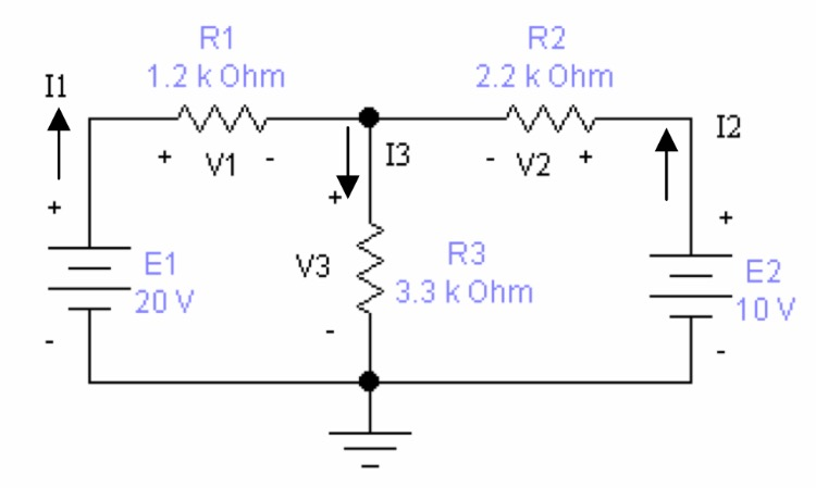 Solved Part 1 Branch-current Analysis Using | Chegg.com