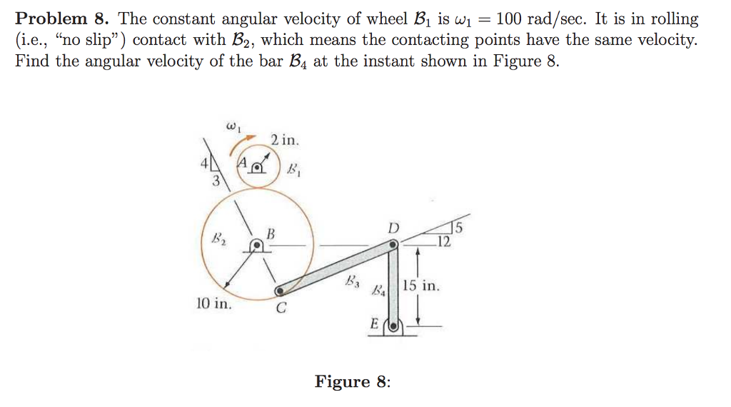 Solved The constant angular velocity of wheel B_1 is omega | Chegg.com