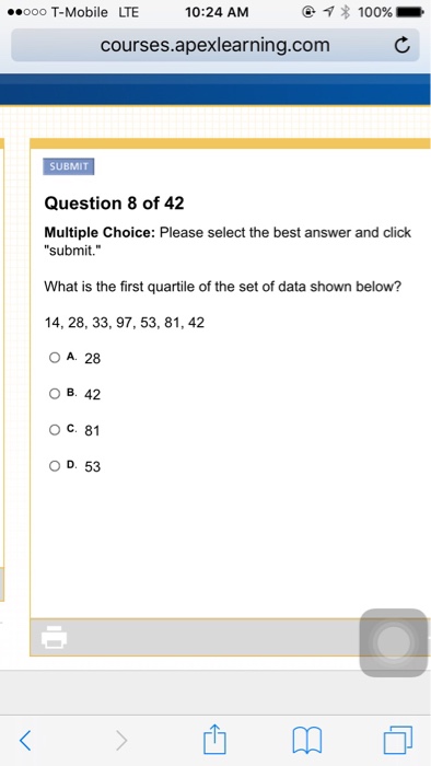 Solved Multiple Choice: Please select the best answer and | Chegg.com