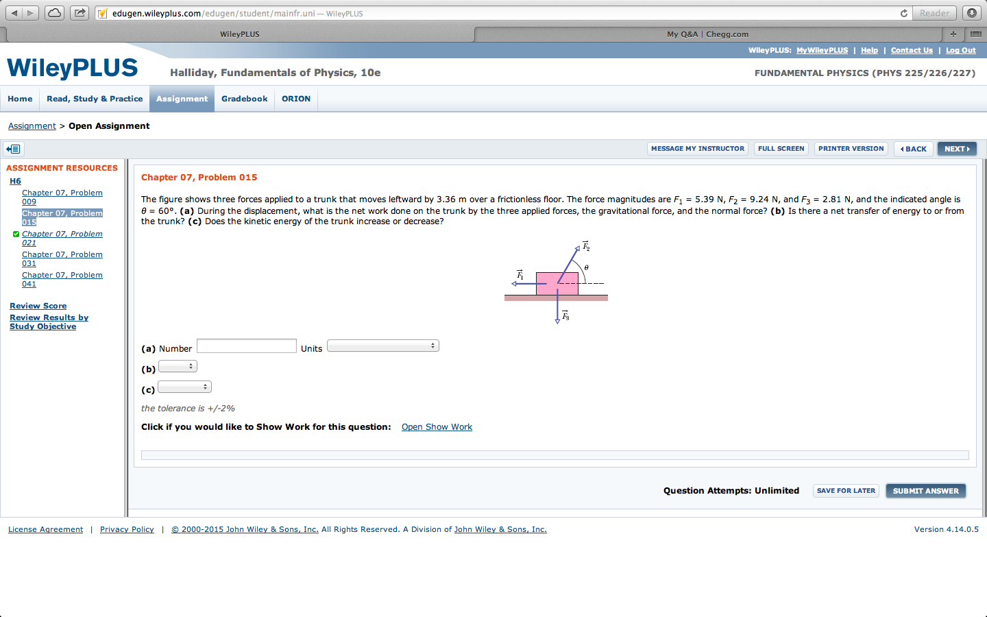 wileyplus homework