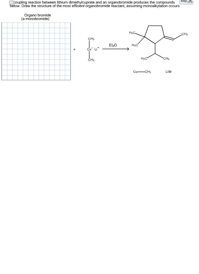 Solved coupling reaction between lithium dimethylcuprate and | Chegg.com