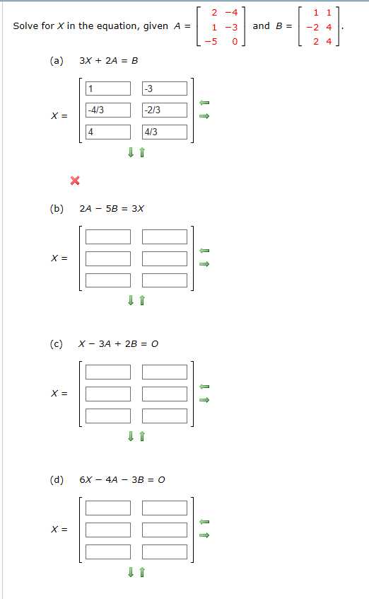 find the value of x in the equation 2 3 4 5