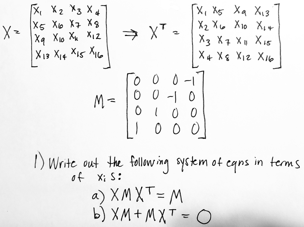 Solved Please help me with this linear algebra problem that | Chegg.com