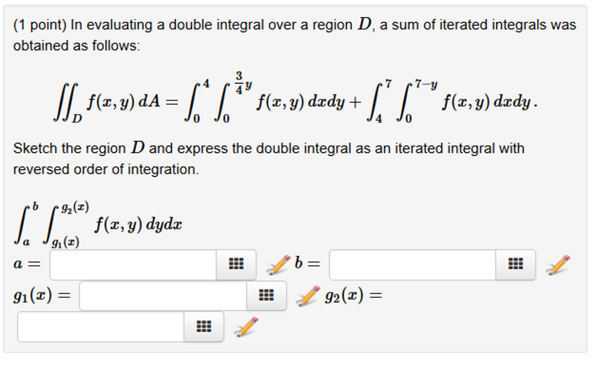 Solved In Evaluating A Double Integral Over A Region D A