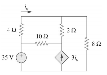 Solved For the following circuits, solve using both mesh and | Chegg.com