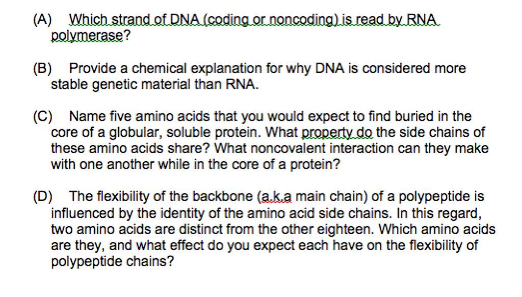 Solved Polymerase? (B) Provide A Chemical Explanation For | Chegg.com