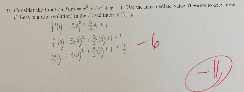 Solved Consider the function f(x) = x^3 + 3x^2 + x - 1. Use | Chegg.com