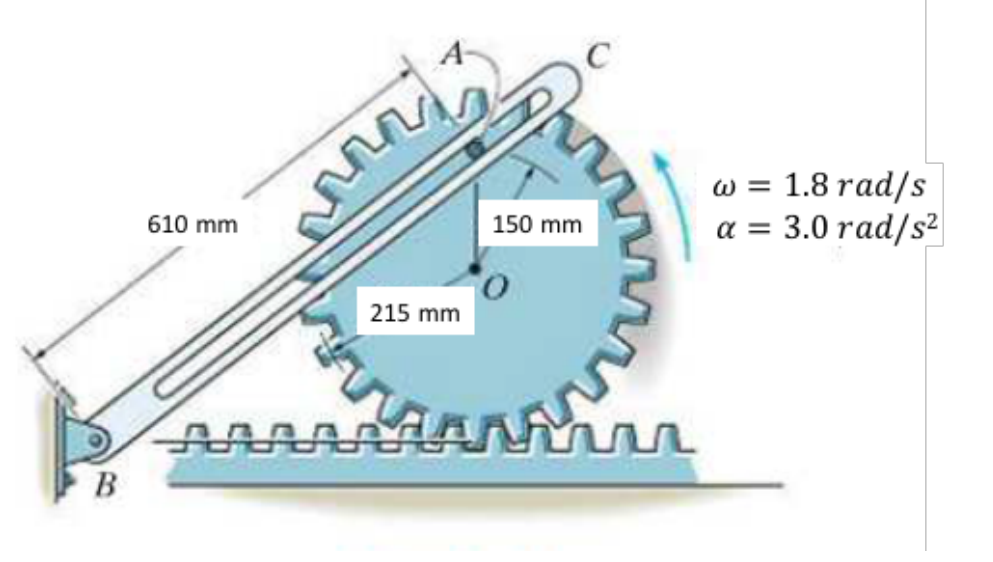 Solved Determine the angular velocity [rad/s] and angular
