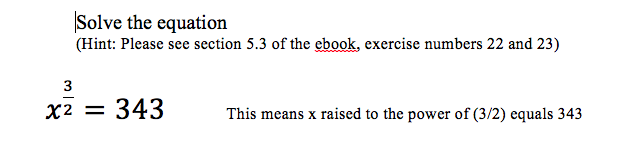 Solved 7) Solve the equation (Hint: Please see section | Chegg.com