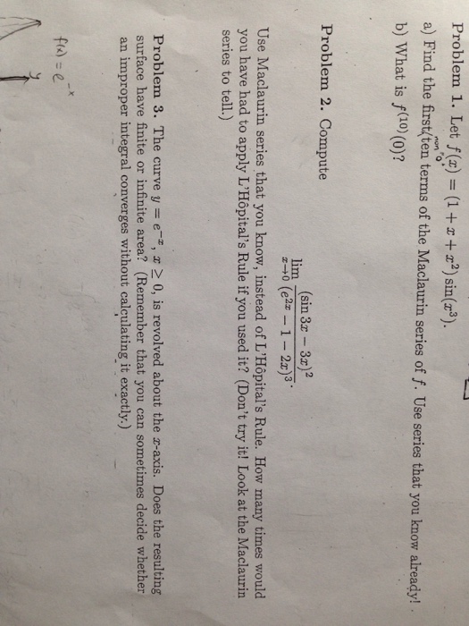 Solved problem 1 let f x 1 x x 2 sin x 3 a find chegg