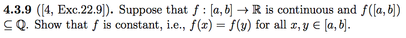 Solved Suppose That F : [a,b] --> R Is Continuous And | Chegg.com