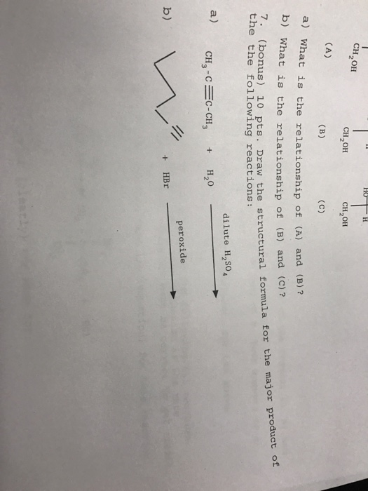 Solved What Is The Relationship Of (A) And (B)? What Is | Chegg.com