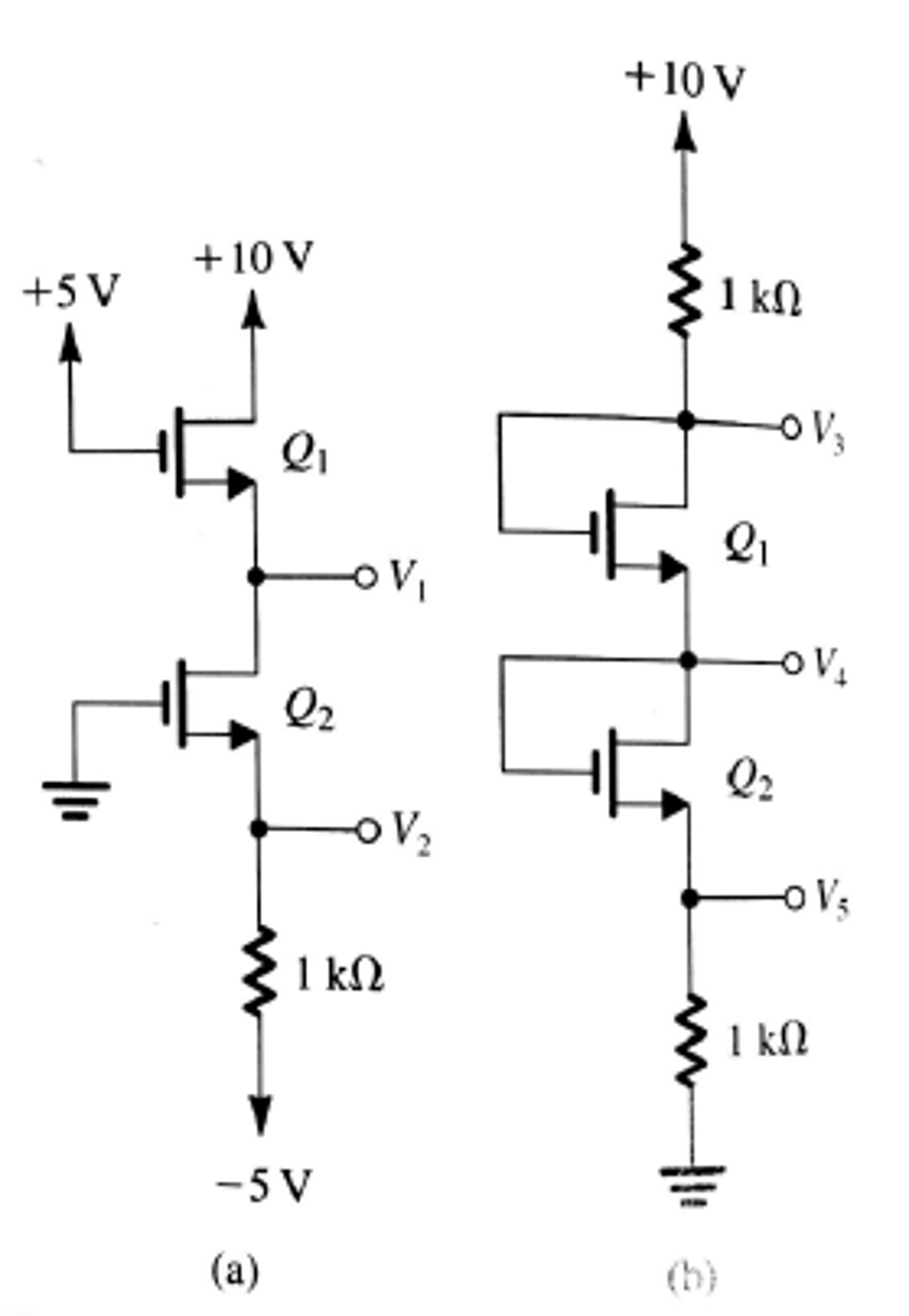 Solved For each of the circuits shown in Fig. P5.38, find | Chegg.com