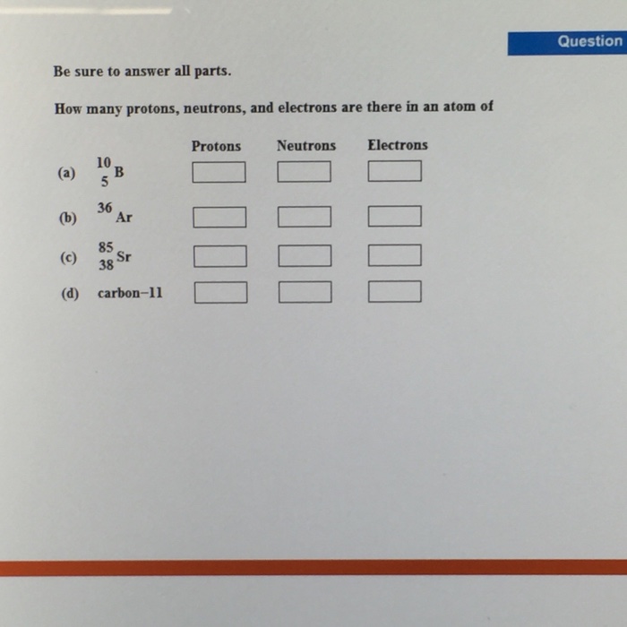 what tells you the number of protons and electrons in an atom