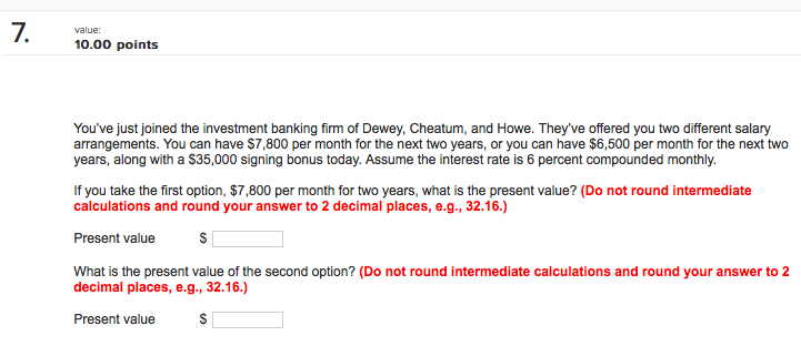 Solved You've just joined the investment banking firm of | Chegg.com