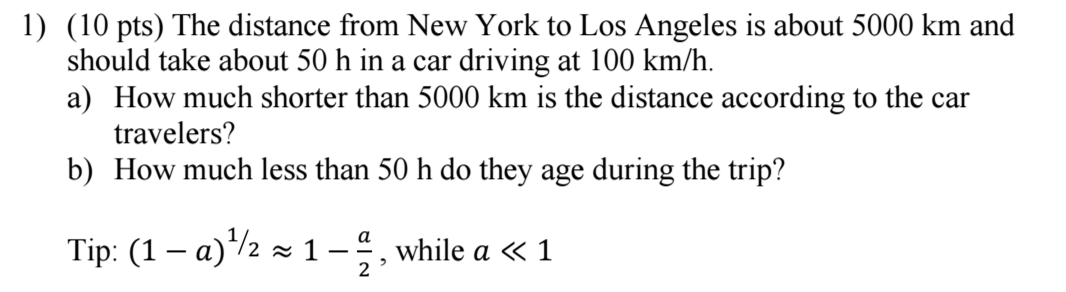 Solved The distance from New York to Los Angeles is about Chegg