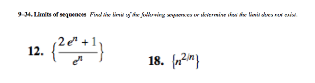 Solved Limits Of Sequences Find The Limit Of The Following Chegg Solved Limits Of Sequences Find The Limit Of The Following Chegg