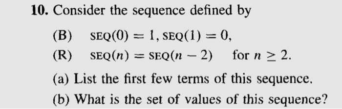 sequences definition