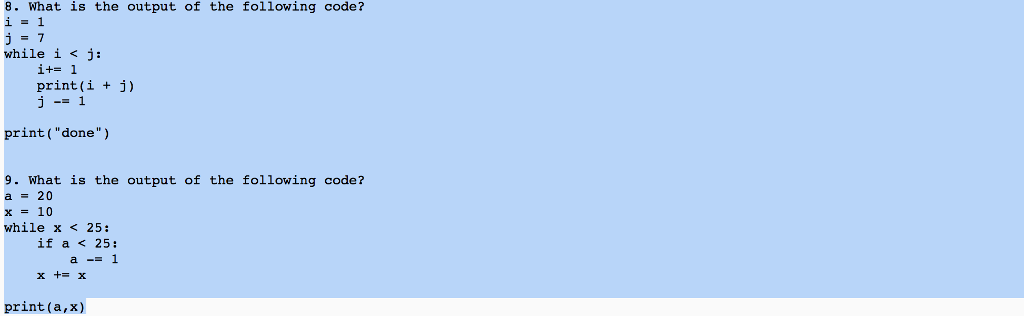 Solved Can you explain for me these 2 python sample codes | Chegg.com