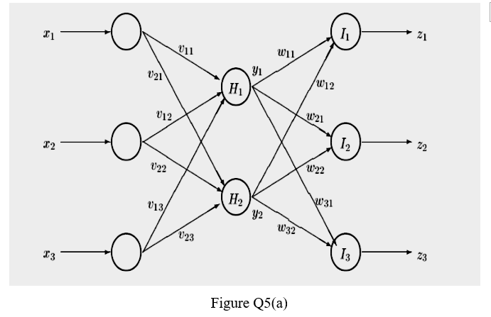 Solved For the artificial neural network architecture shown | Chegg.com