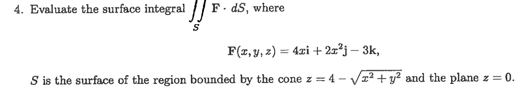 Solved Evaluate the surface integral double integral_S F . | Chegg.com