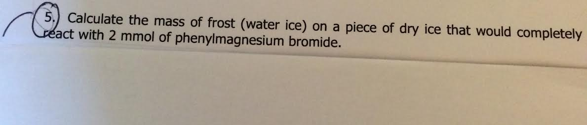 Solved Calculate the mass of frost (water ice) on a piece of | Chegg.com