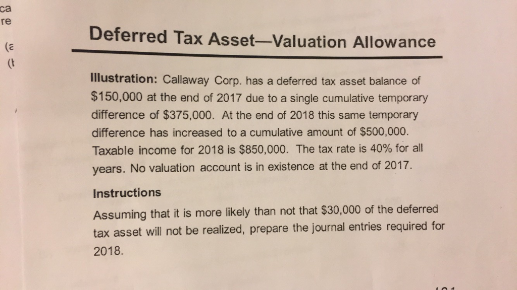 solved-ca-re-deferred-tax-asset-valuation-allowance-a-chegg