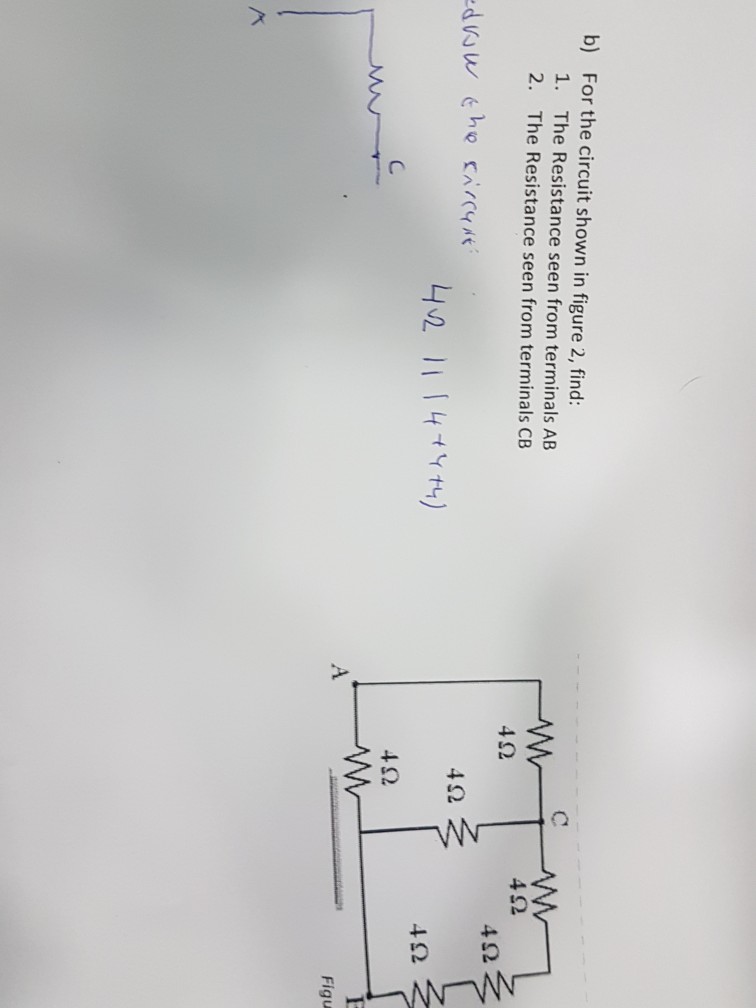 Solved For the circuit shown in figure 2, find: 1. The | Chegg.com