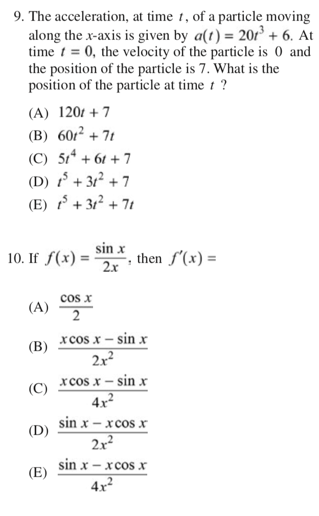 Solved 8 Let F And G Be The Functions Defined By F X