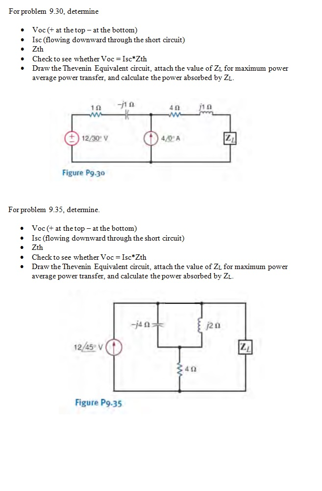 Solved Voc (+ at the top - at the bottom) Isc (flowing | Chegg.com